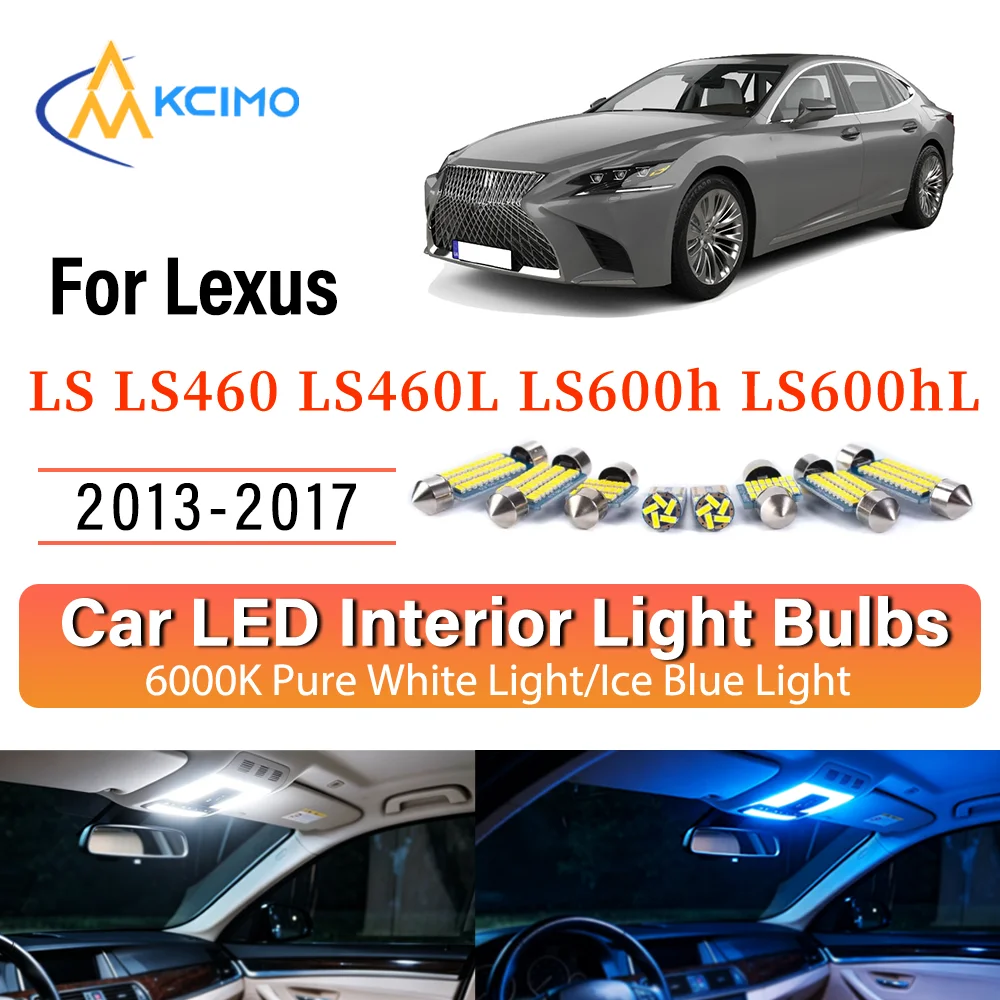 Interior Lighting Kit For Lexus LS LS460 2013-2017 LED Bulbs for Dome Map Door Trunk License Plate Light
Interior Lighting Kit For Lexus LS LS460 2013-2017 LED Bulbs for Dome Map Door Trunk License Plate Light