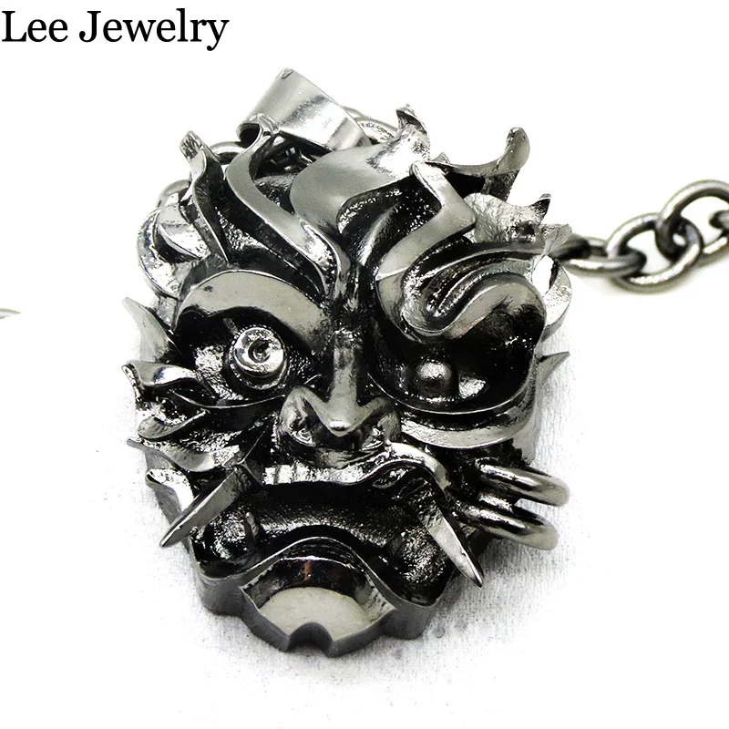 Samurai Mask Medallion Pendant Necklace 32*25mm Wizard School Monster Hunter Wild 3D Punk Black Games Chains Necklace
Samurai Mask Medallion Pendant Necklace 32*25mm Wizard School Monster Hunter Wild 3D Punk Black Games Chains Necklace