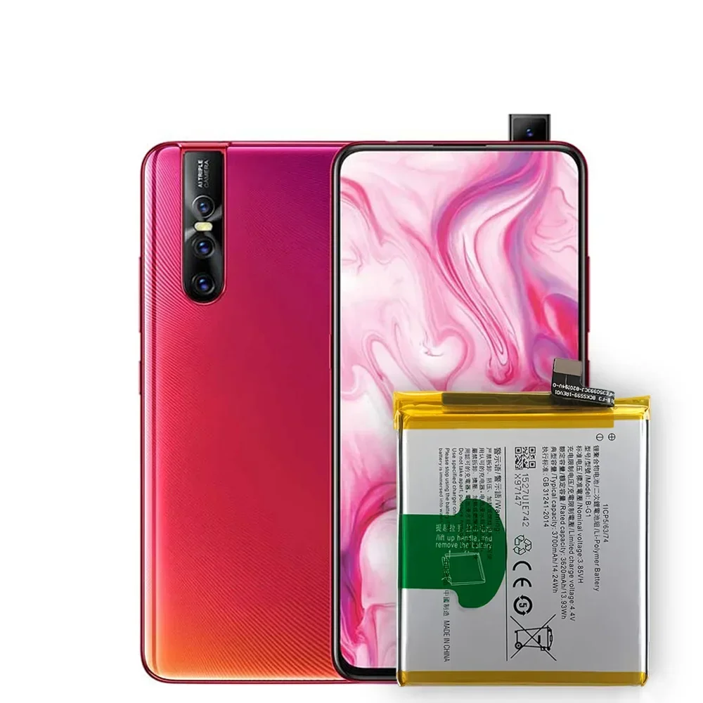 B-G1 High Quality Replacement Battery For Vivo V15 Pro 1818 S1 PRO Mobile Phone B G1 Built-in Lithium Latest Batteries
B-G1 High Quality Replacement Battery For Vivo V15 Pro 1818 S1 PRO Mobile Phone B G1 Built-in Lithium Latest Batteries