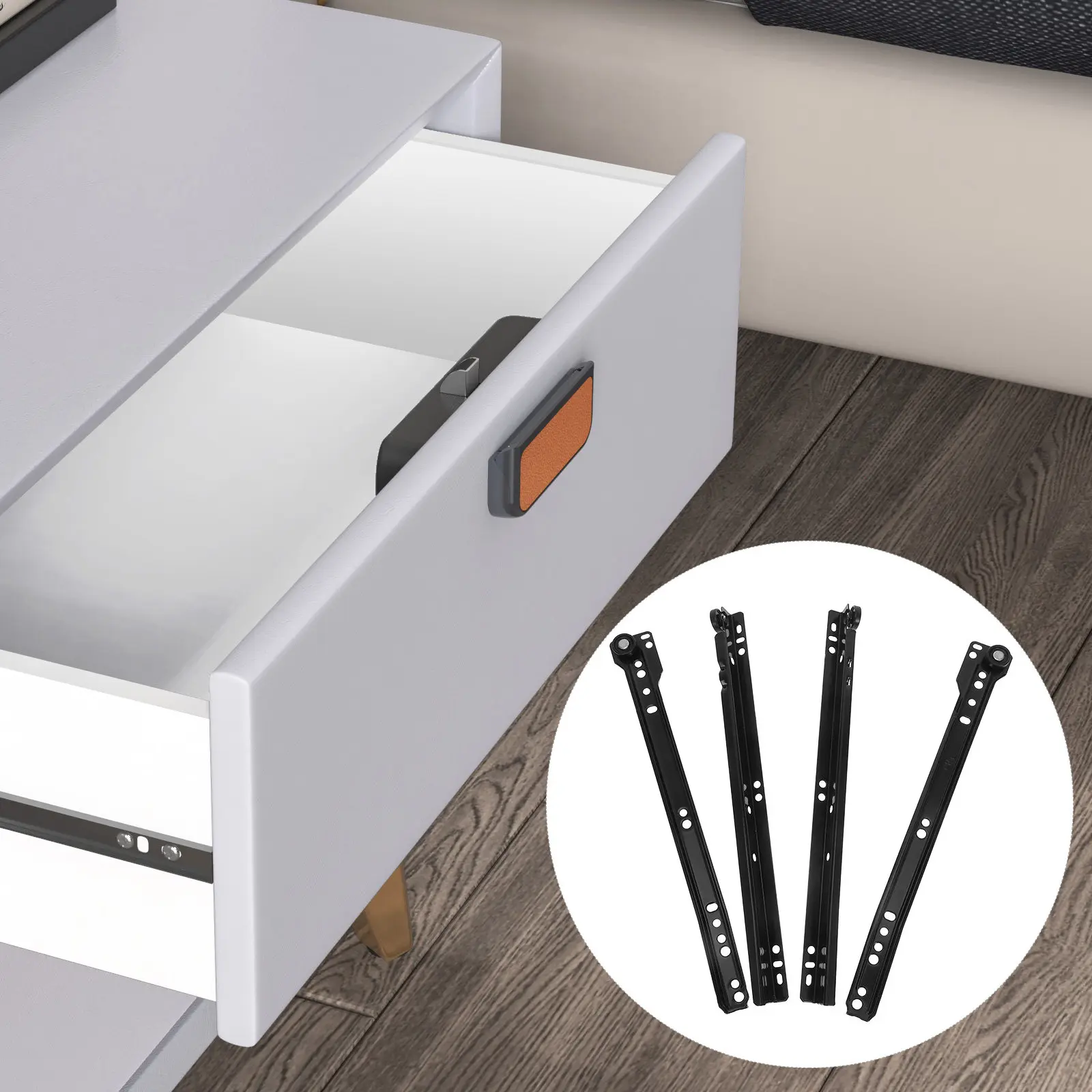 1Pair Drawer Slides Bottom Mount Replacement Heavy Duty Smooth Close Drawer Rails Slide Hardware Draw Slides Server Rack Rails
1Pair Drawer Slides Bottom Mount Replacement Heavy Duty Smooth Close Drawer Rails Slide Hardware Draw Slides Server Rack Rails