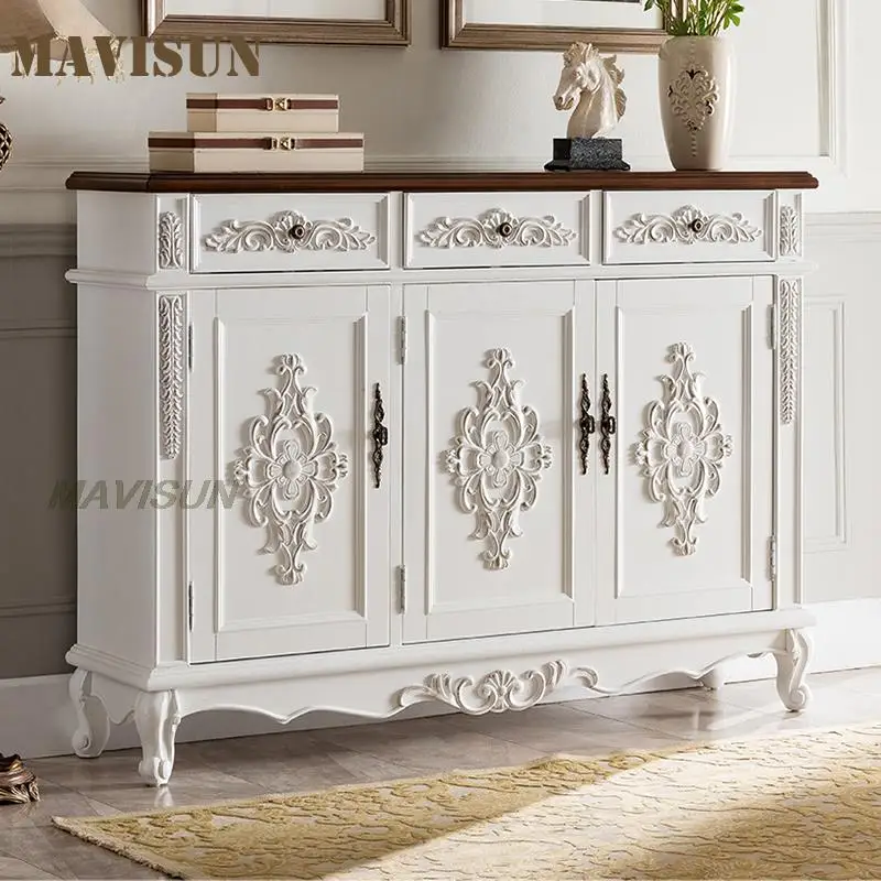 New European-Style Solid Wood Shoe Cabinet Retro Carved Porch Cabinet Large Capacity Living Room Storage Decoration Cabinet
New European-Style Solid Wood Shoe Cabinet Retro Carved Porch Cabinet Large Capacity Living Room Storage Decoration Cabinet