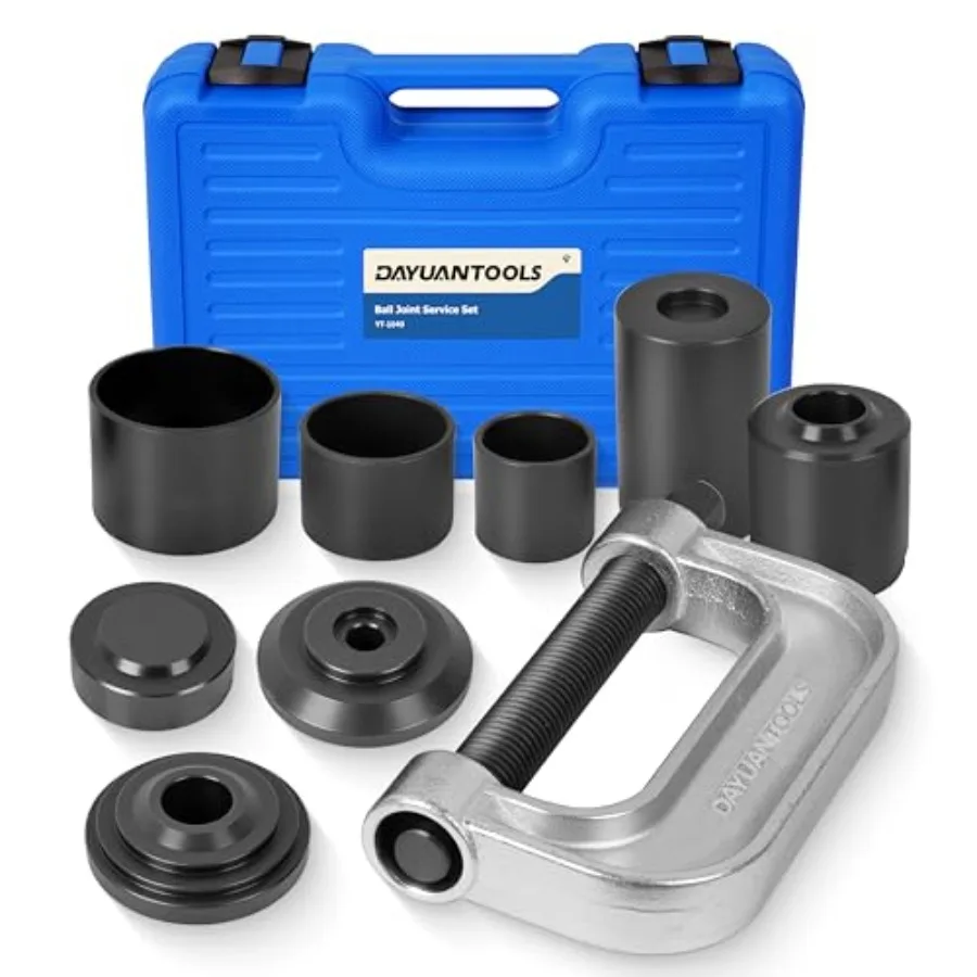 Ball Joint Press and U Joint Removal Tool Kit with 4x4 Adapters for Most 2WD and 4WD Cars and Light Trucks with Storage Case
Ball Joint Press and U Joint Removal Tool Kit with 4x4 Adapters for Most 2WD and 4WD Cars and Light Trucks with Storage Case