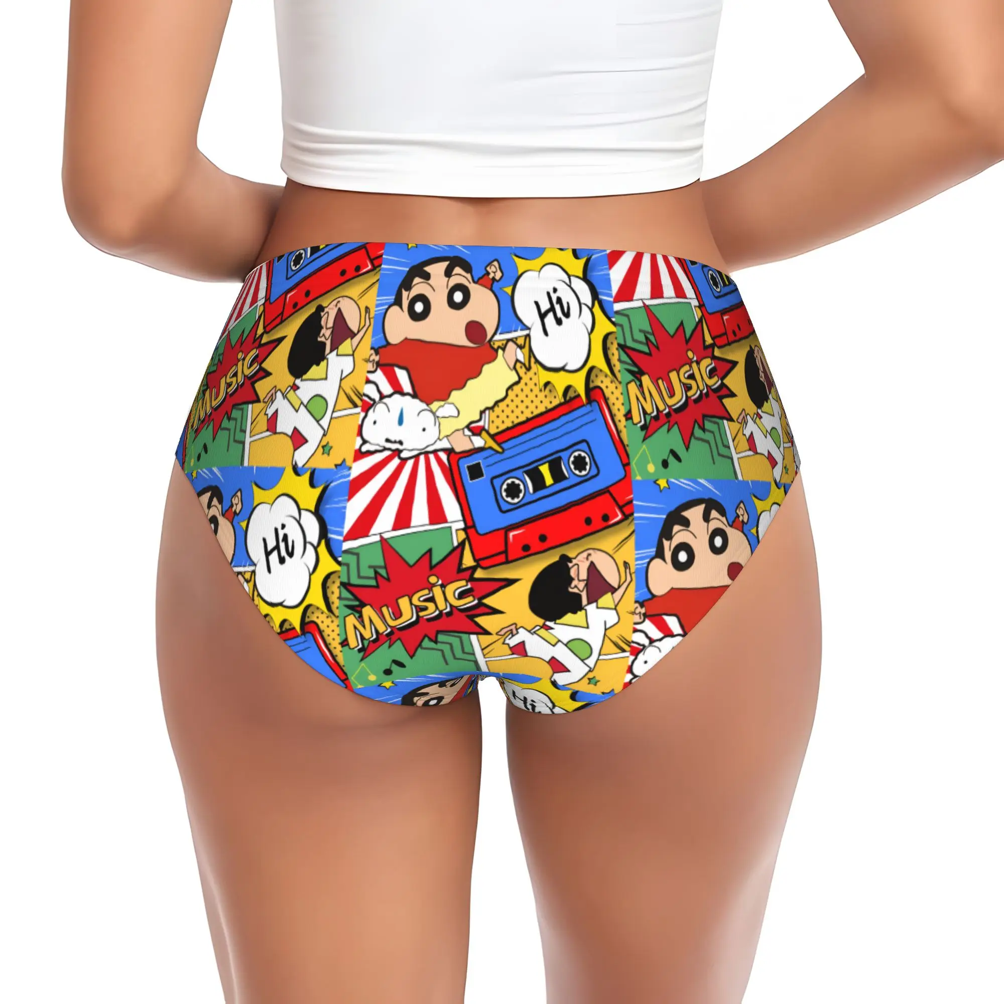 Custom Crayons S-Shinchans Briefs Underwear Women Comfortable Stretch Cartoon Anime Funny Print Panties
Custom Crayons S-Shinchans Briefs Underwear Women Comfortable Stretch Cartoon Anime Funny Print Panties