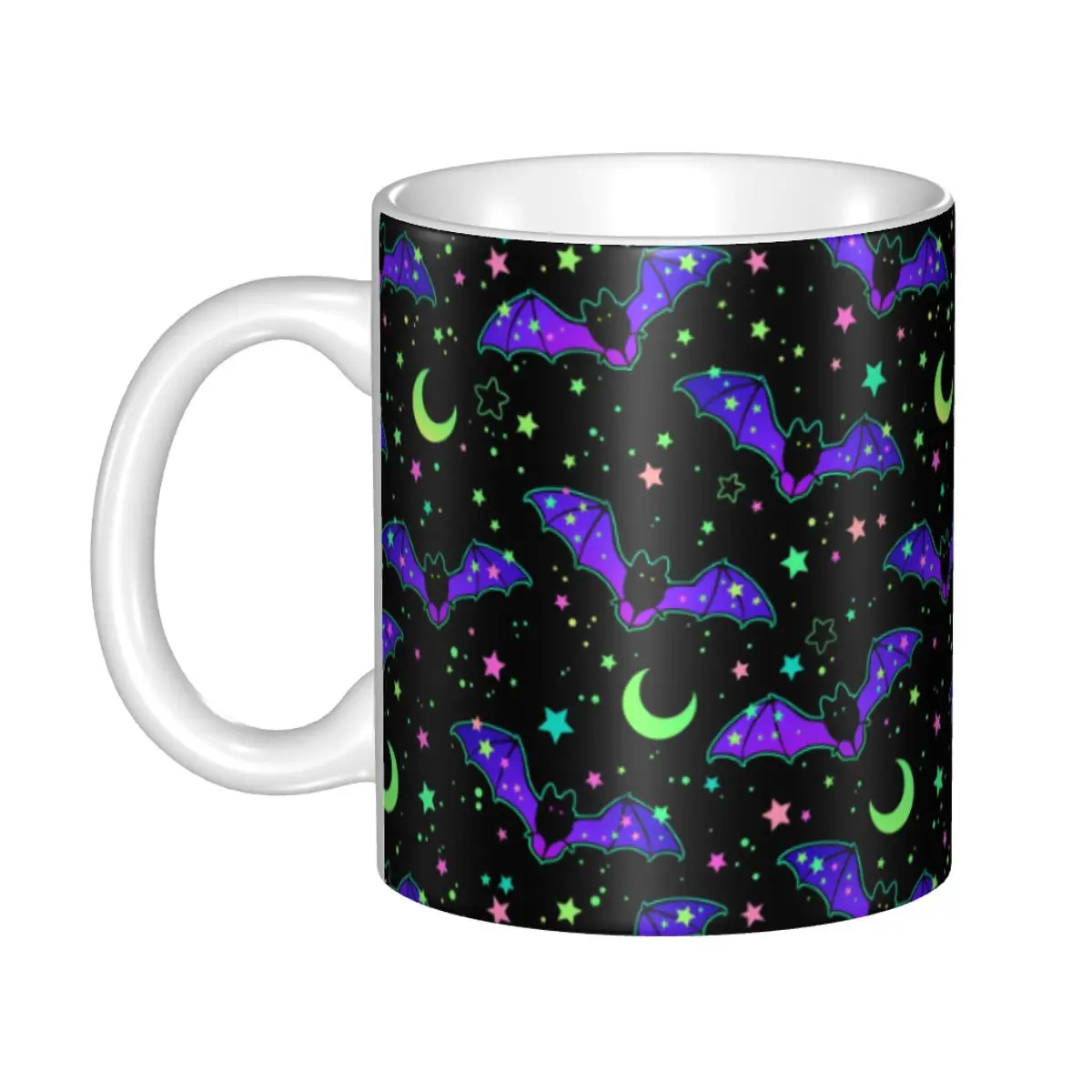DIY Starry Sky Halloween Bats Ceramic Mug Custom Coffee Cups Creative Present
DIY Starry Sky Halloween Bats Ceramic Mug Custom Coffee Cups Creative Present