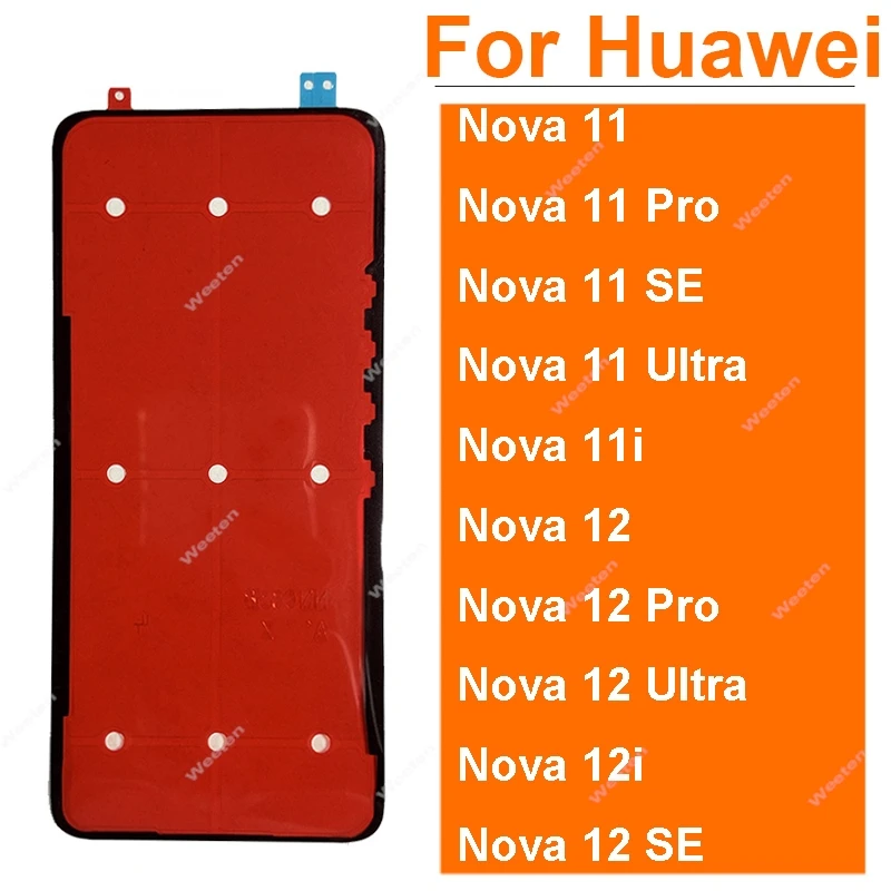 Для Huawei Nova 11 11i 12 12i 12 SE Pro Ultra задняя клейкая наклейка для аккумулятора клейкая лента задняя крышка аккумулятора клейкая наклейка лента
Для Huawei Nova 11 11i 12 12i 12 SE Pro Ultra задняя клейкая наклейка для аккумулятора клейкая лента задняя крышка аккумулятора клейкая наклейка лента