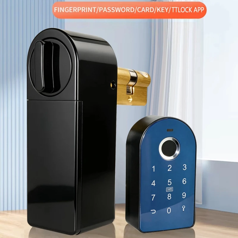 Умный дверной замок Tuya TTLock с Bluetooth, отпечатком пальца, цилиндрический, с паролем, для дома, 60 мм, 70 мм
Умный дверной замок Tuya TTLock с Bluetooth, отпечатком пальца, цилиндрический, с паролем, для дома, 60 мм, 70 мм