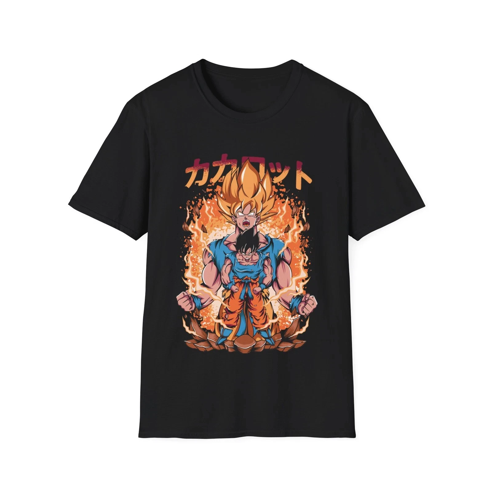 2026 Goku Transforms Into Saiyan. Dragon Ball Z T-shirt with Anime Pattern. Pure Cotton T-shirt. Comfortable and Breathable
2026 Goku Transforms Into Saiyan. Dragon Ball Z T-shirt with Anime Pattern. Pure Cotton T-shirt. Comfortable and Breathable