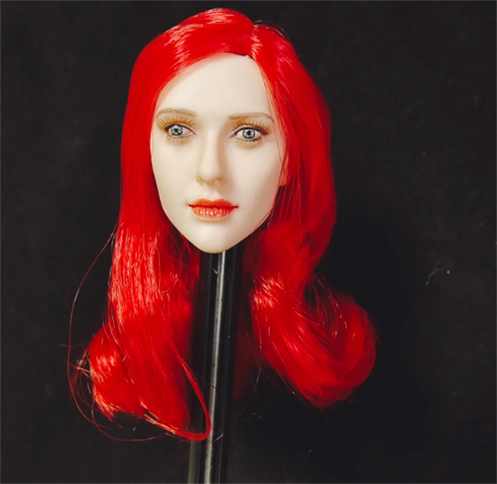 1/6 Scale head Sculpt SIng Female Expression red black blonde hair Fit 12'' Tbleague Phicen Action Figure Body
1/6 Scale head Sculpt SIng Female Expression red black blonde hair Fit 12'' Tbleague Phicen Action Figure Body