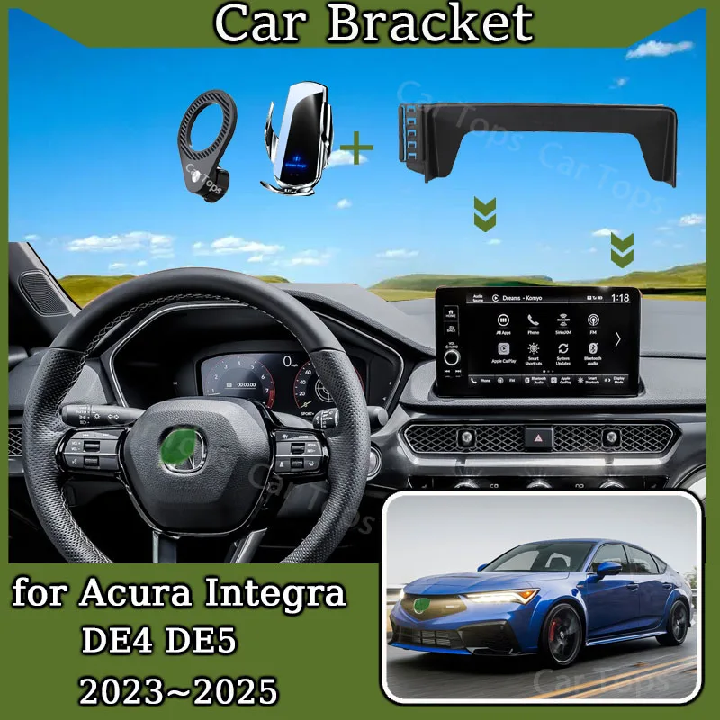 Car Mount for Acura Integra Type S DE5 2023~2025 Mobile Phone Holder Wireless Charging Stand Gravity Bracket MagSafe Accessories
Car Mount for Acura Integra Type S DE5 2023~2025 Mobile Phone Holder Wireless Charging Stand Gravity Bracket MagSafe Accessories