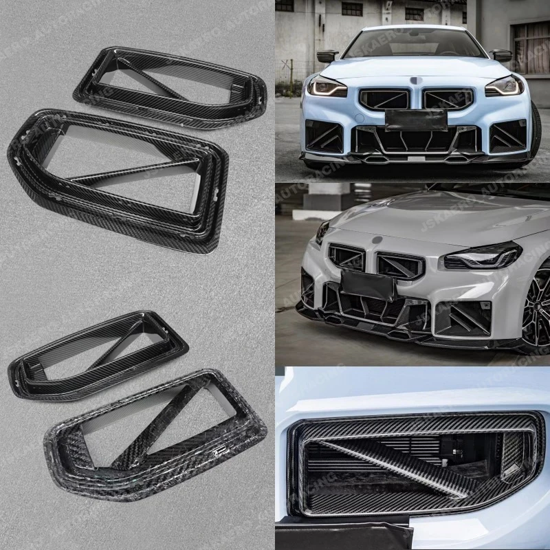 For BMW 23-24 M2 G87 2Door 2pcs Front Nose Grill Grlle Mesh Dry Carbon Fiber car Bodykits
For BMW 23-24 M2 G87 2Door 2pcs Front Nose Grill Grlle Mesh Dry Carbon Fiber car Bodykits