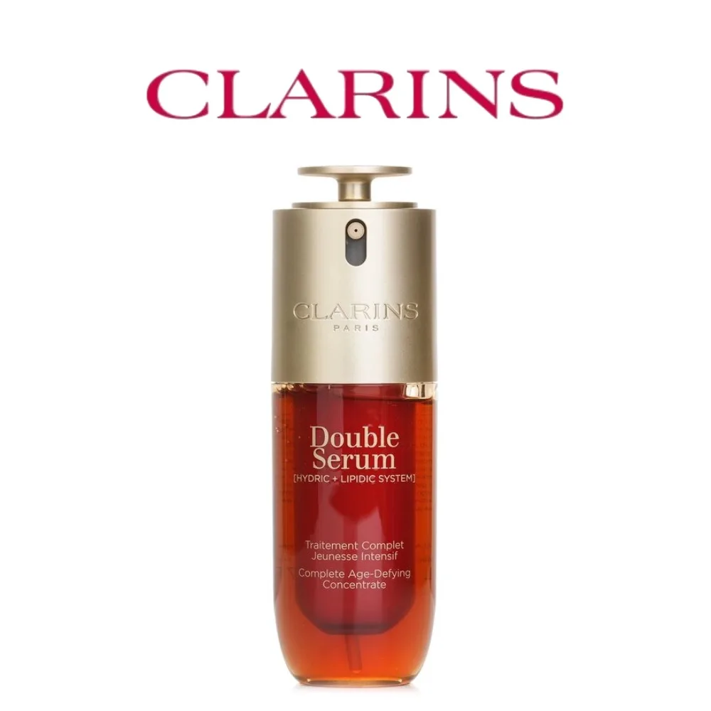 CLARINS Double Serum 50ml, Visibly Firms, Smoothes, Boosts Radiance, and Refines Pores, 24H Hydration, Original Clarins Skincare
CLARINS Double Serum 50ml, Visibly Firms, Smoothes, Boosts Radiance, and Refines Pores, 24H Hydration, Original Clarins Skincare