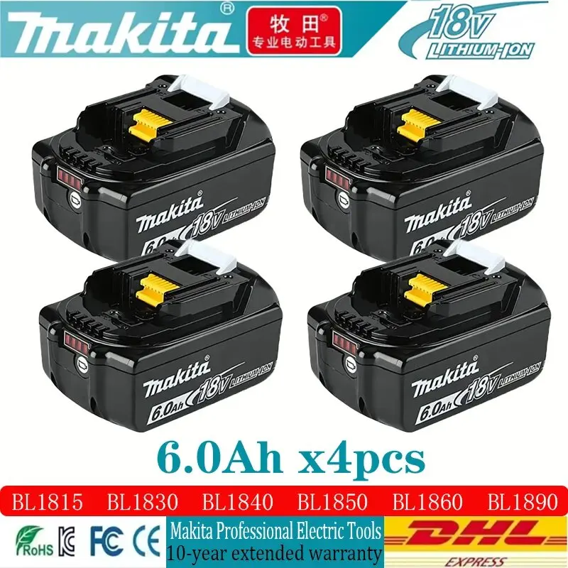 original Makita battery, 18V 6.0Ah rechargeable battery, replacing Makita VR350D, VR350DRFX, VR350DZ,VR450D, VR450DRFX,
original Makita battery, 18V 6.0Ah rechargeable battery, replacing Makita VR350D, VR350DRFX, VR350DZ,VR450D, VR450DRFX,