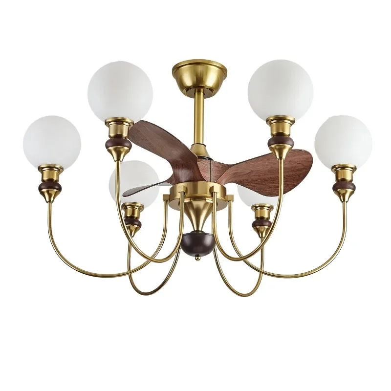 Large wind ceiling fan American fan with light log living room dining room high sense
Large wind ceiling fan American fan with light log living room dining room high sense