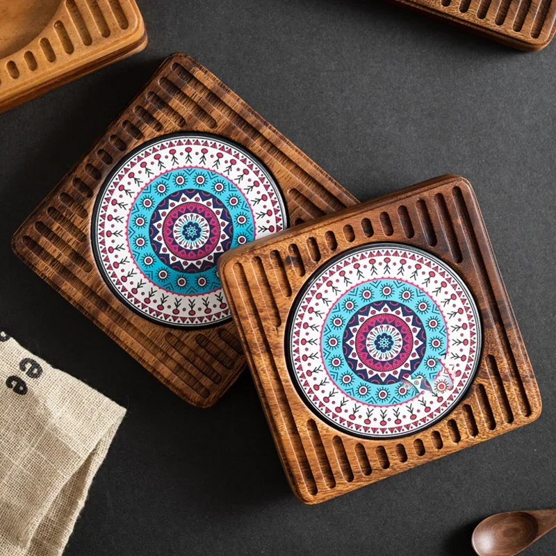 Walnut Tea Pot Tea Plate Diatom Mud Water Absorption Pad Wood Solid Wood Cushion Heat Insulation Pad Square Cup Tea Holder
Walnut Tea Pot Tea Plate Diatom Mud Water Absorption Pad Wood Solid Wood Cushion Heat Insulation Pad Square Cup Tea Holder