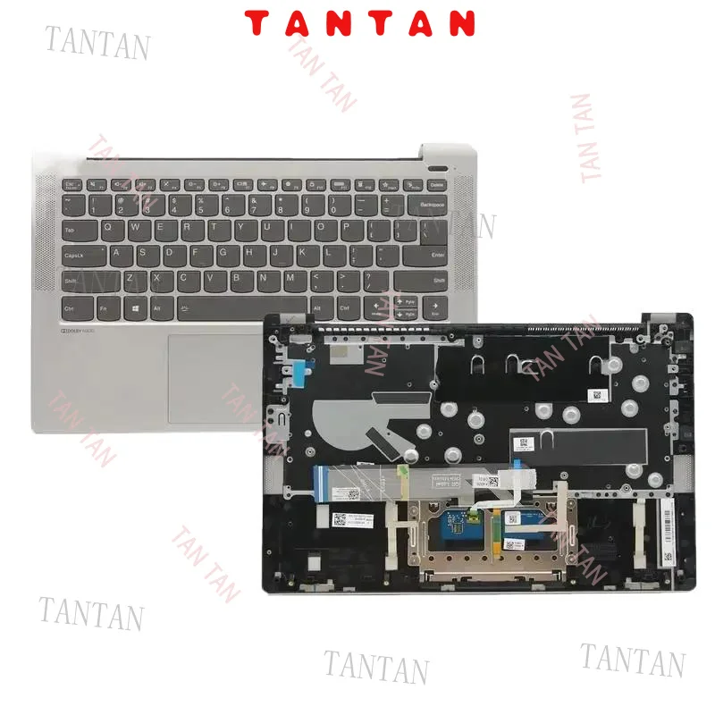 WKJ New For Ideapad 5-14IIL05 (81YH ) Palmrest Upper Lid KB Case Keyboard Cover US Backlight Silver Fingerprint 5CB0Y88761 THAN
WKJ New For Ideapad 5-14IIL05 (81YH ) Palmrest Upper Lid KB Case Keyboard Cover US Backlight Silver Fingerprint 5CB0Y88761 THAN