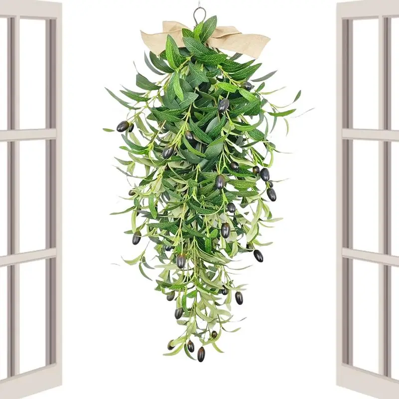 Olive Swag For Front Door Decorative Holiday Teardrop Swag Wedding Garland Pendant 24 Inch Hangable Wall Garden Decorations For
Olive Swag For Front Door Decorative Holiday Teardrop Swag Wedding Garland Pendant 24 Inch Hangable Wall Garden Decorations For