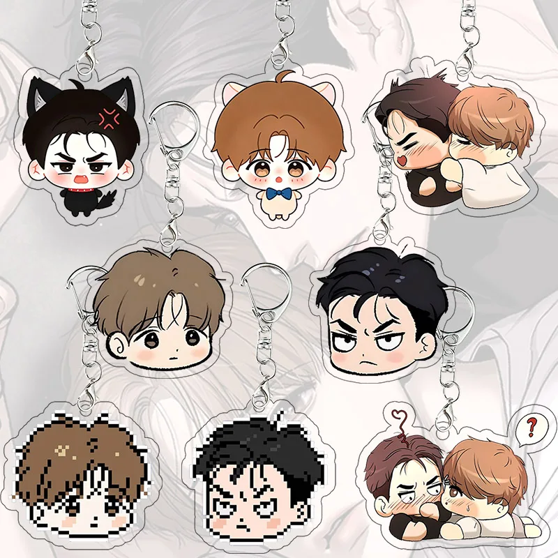 Jinx BL Acrylic Keychain Student Anime Cartoon Bag Pendant Exquisite Decoration Accessories Kim Dan Joo Jaekyung Cp Couple Gift
Jinx BL Acrylic Keychain Student Anime Cartoon Bag Pendant Exquisite Decoration Accessories Kim Dan Joo Jaekyung Cp Couple Gift