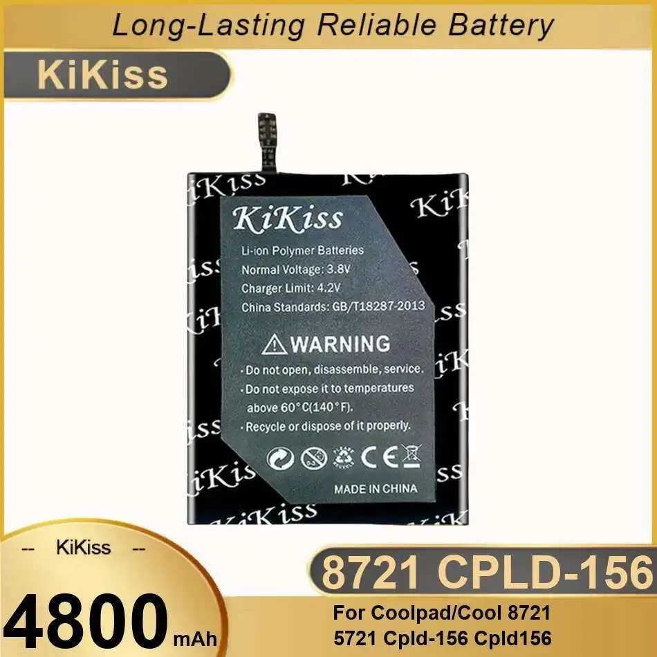 Экологически чистый аккумулятор мобильного телефона для Coolpad Cool 8721 Batteria 5721 Cpld-156 cpld156, 4800 мАч, надежное питание
Экологически чистый аккумулятор мобильного телефона для Coolpad Cool 8721 Batteria 5721 Cpld-156 cpld156, 4800 мАч, надежное питание