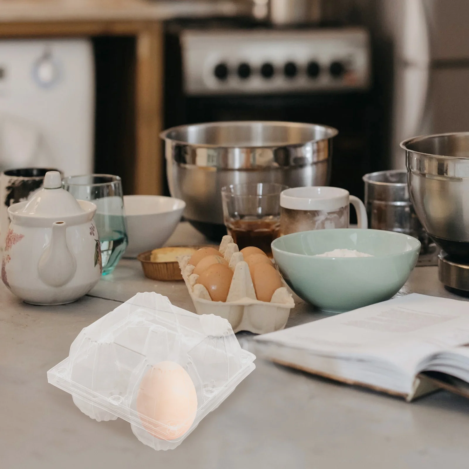 6pcs Goose Egg Packaging Box Clear PVC Large Reusable Cartons for Storage Bulk Plastic Holders Container Egg Fridge
6pcs Goose Egg Packaging Box Clear PVC Large Reusable Cartons for Storage Bulk Plastic Holders Container Egg Fridge