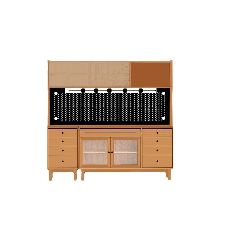Nordic solid wood dining side cabinet, high cabinet integrated against the wall Japanese kitchen cupboard
Nordic solid wood dining side cabinet, high cabinet integrated against the wall Japanese kitchen cupboard
