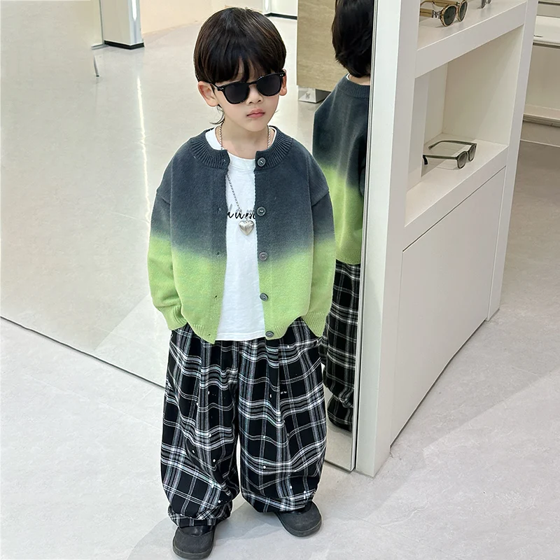 Boys Clothing Knit Cardigan Sweaters tie-dye Colors Sweater Coats Casual Childrens Cardigan Knitwear coat Green Jacket for Kids
Boys Clothing Knit Cardigan Sweaters tie-dye Colors Sweater Coats Casual Childrens Cardigan Knitwear coat Green Jacket for Kids