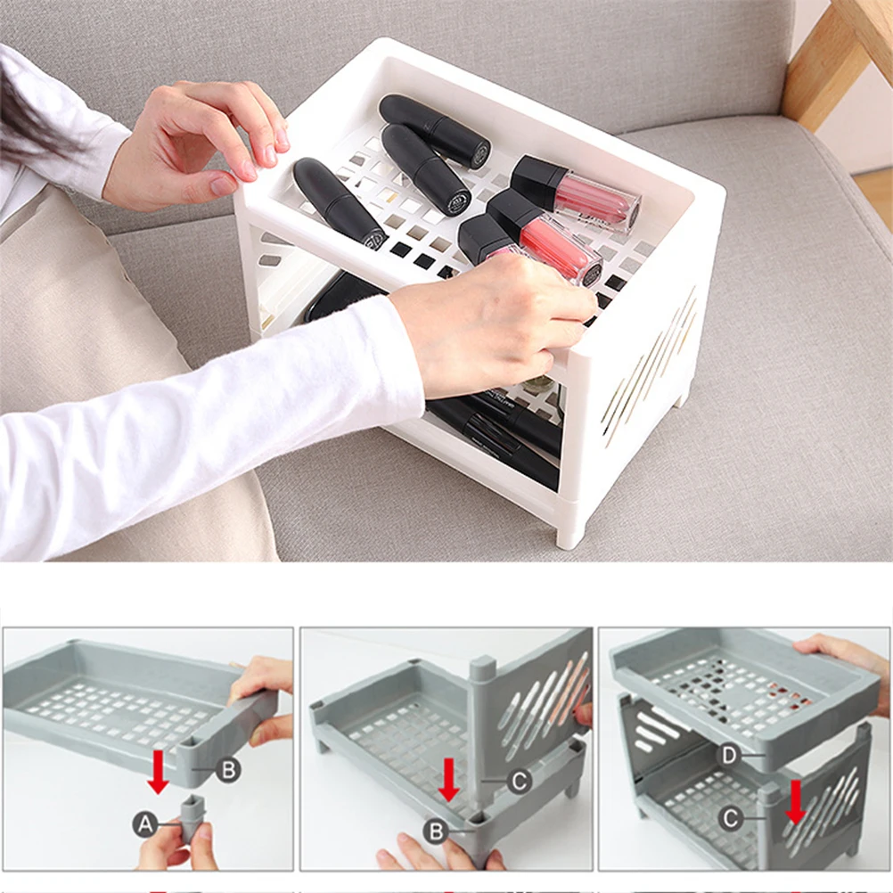 Kitchen Storage Rack Plastic Countertop Organizer Spice Shelf Hollow Design Long Use Display Home Collecting Tools
Kitchen Storage Rack Plastic Countertop Organizer Spice Shelf Hollow Design Long Use Display Home Collecting Tools
