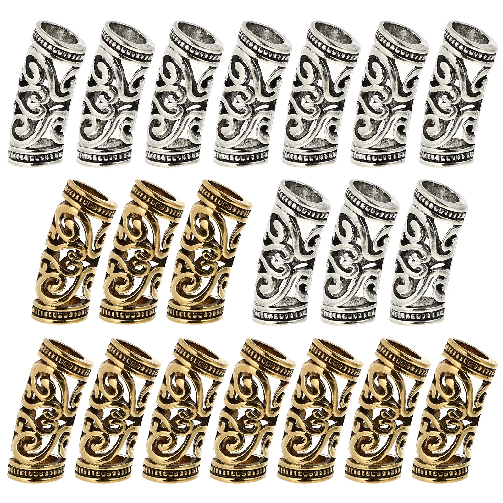 20pcs Hair Accessories Braids Jewelry Gold Cuffs Zinc Alloy Decorations Jewellery Hair Rings for Braids Dreadlock Beads
20pcs Hair Accessories Braids Jewelry Gold Cuffs Zinc Alloy Decorations Jewellery Hair Rings for Braids Dreadlock Beads