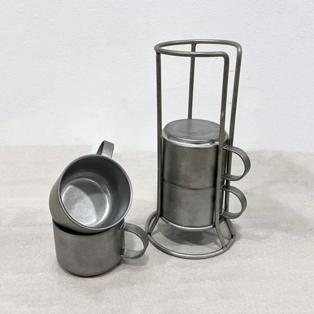 Travel Use Outdoor Use Double-walled Coffee Cup Camping Coffee Cups 304 Stainless Steel Material Compact Storage Design
Travel Use Outdoor Use Double-walled Coffee Cup Camping Coffee Cups 304 Stainless Steel Material Compact Storage Design