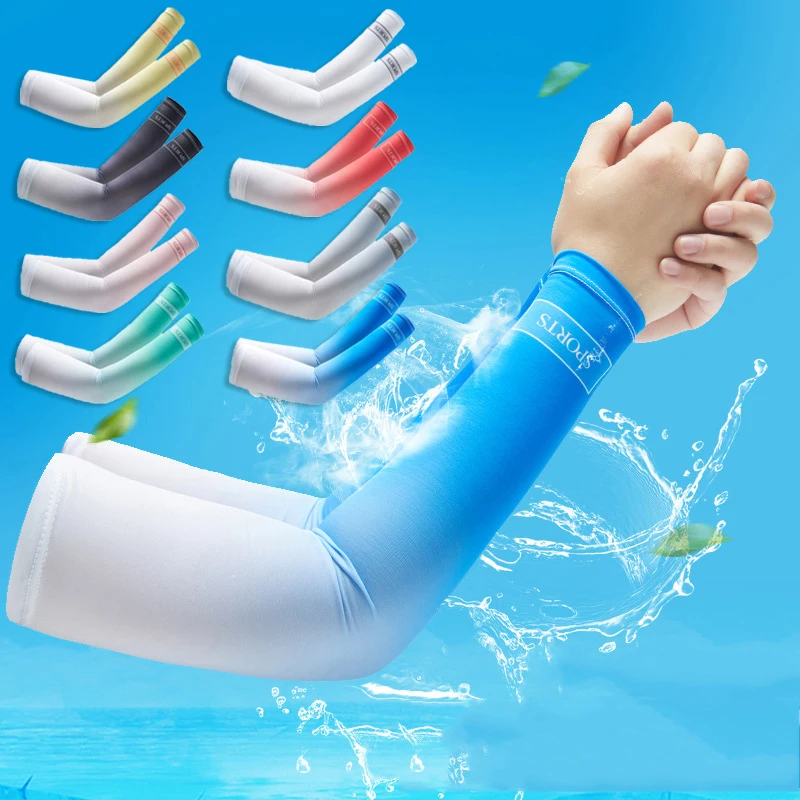 Cooling Arm Sleeves Unisex Ultra-thin Summer Sun Protection Elbow Cover Anti-Sunburn Sleeve Outdoor Cycling Running Arm Sleeves
Cooling Arm Sleeves Unisex Ultra-thin Summer Sun Protection Elbow Cover Anti-Sunburn Sleeve Outdoor Cycling Running Arm Sleeves