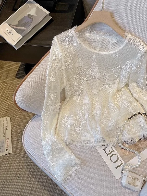 White Lace Base irt Women's Autumn Winter New Faion High End Ele Small irt High Sense Inner Wear Top Commute Sle
White Lace Base irt Women's Autumn Winter New Faion High End Ele Small irt High Sense Inner Wear Top Commute Sle