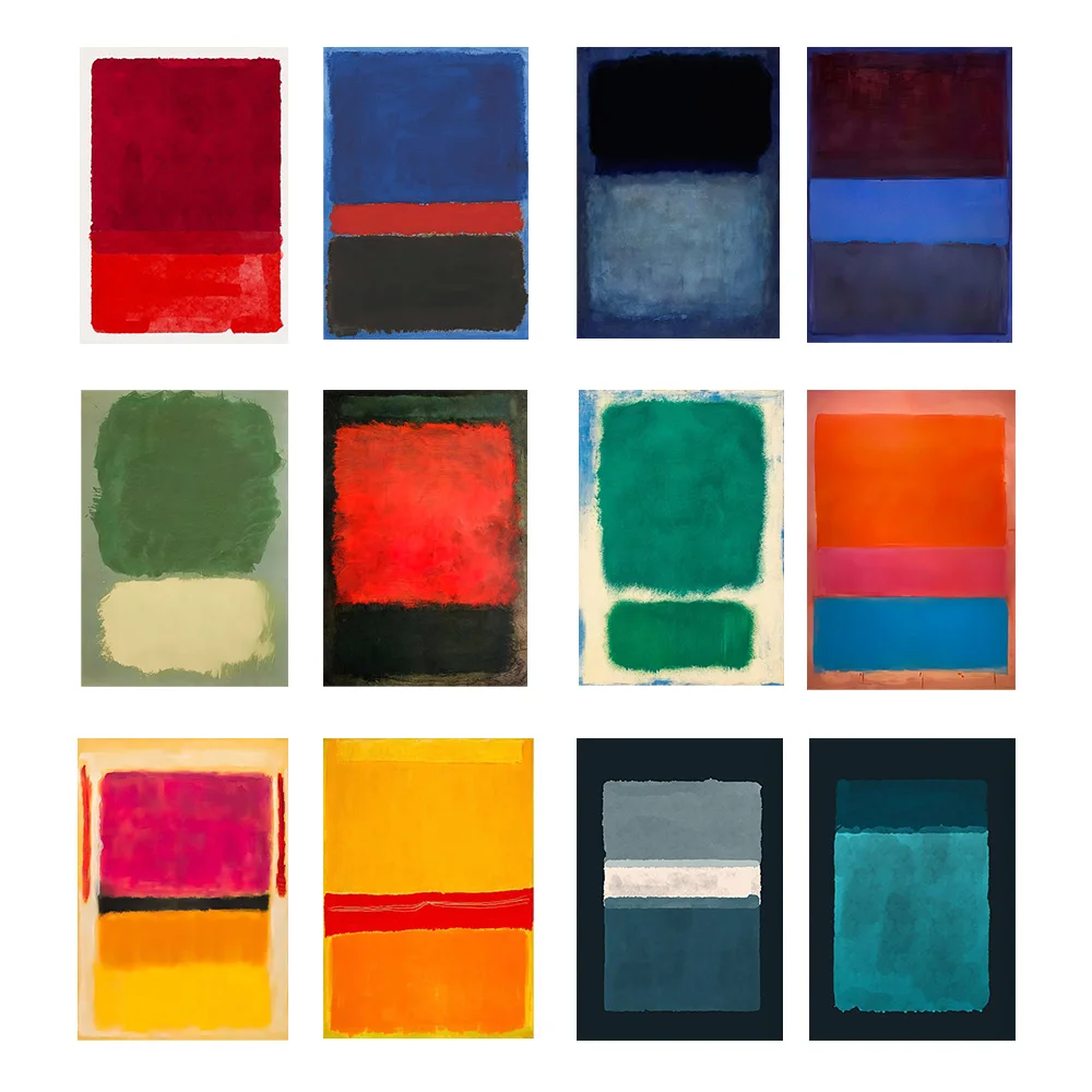 Mark Rothko Classical Abstract Art Posters Prints Canvas Wall Art Rothko Reproduction Picture for Living Room Cuadros Home Decor
Mark Rothko Classical Abstract Art Posters Prints Canvas Wall Art Rothko Reproduction Picture for Living Room Cuadros Home Decor