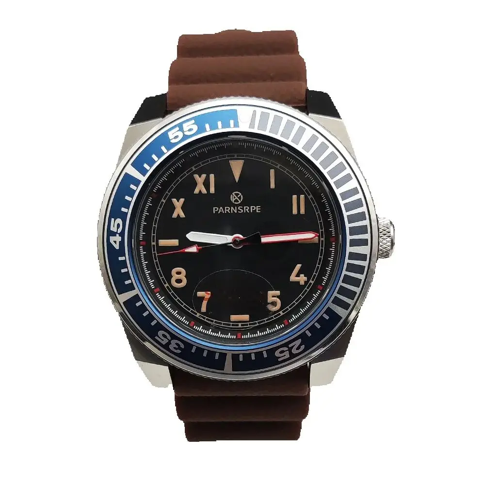 PARNSRPE Vintage Coffee Color Watch Boys Samurai Watch NH35A Automatic Mechanical Waterproof calendar mechanical wristwatch
PARNSRPE Vintage Coffee Color Watch Boys Samurai Watch NH35A Automatic Mechanical Waterproof calendar mechanical wristwatch