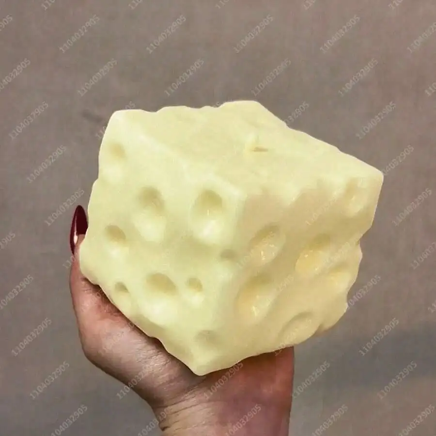 Jumbo Cheese Cube Stress Ball Big Cheese Shapeable Squeeze Ball Non-Bounce Fidget Toy ASMR Sensory Anti-Stress Christmas Gift
Jumbo Cheese Cube Stress Ball Big Cheese Shapeable Squeeze Ball Non-Bounce Fidget Toy ASMR Sensory Anti-Stress Christmas Gift