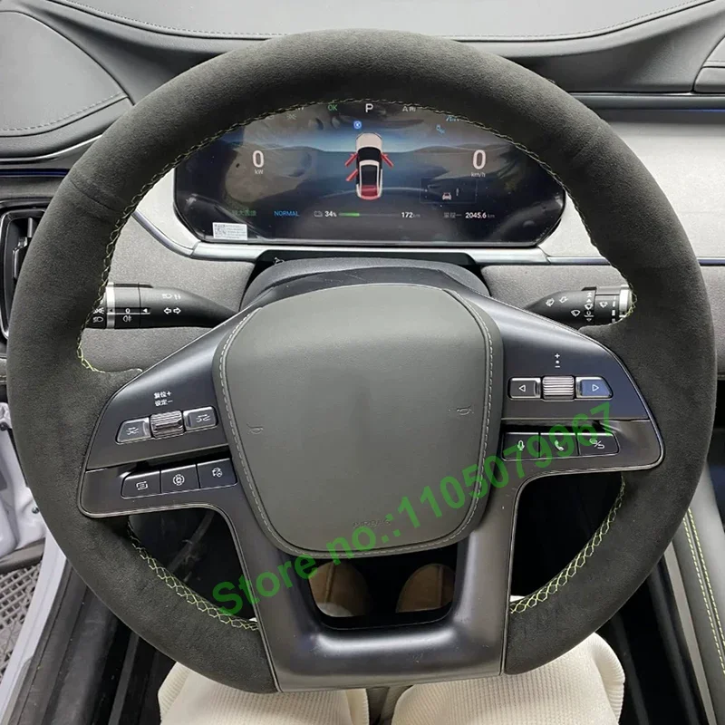 DIY Hand-Stitched Non-slip Durable PU Leather Car Steering Wheel Cover for BYD Song L 2024-25 YUAN UP Plus Interior Accessories
DIY Hand-Stitched Non-slip Durable PU Leather Car Steering Wheel Cover for BYD Song L 2024-25 YUAN UP Plus Interior Accessories