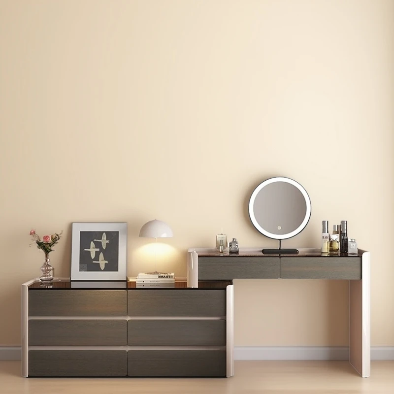 Nordic Mirror Dressing Table Luxury Aesthetic Bedroom Set Dressing Table Girls Large Espejo Maquillaje Luz Home Furniture 
Nordic Mirror Dressing Table Luxury Aesthetic Bedroom Set Dressing Table Girls Large Espejo Maquillaje Luz Home Furniture
