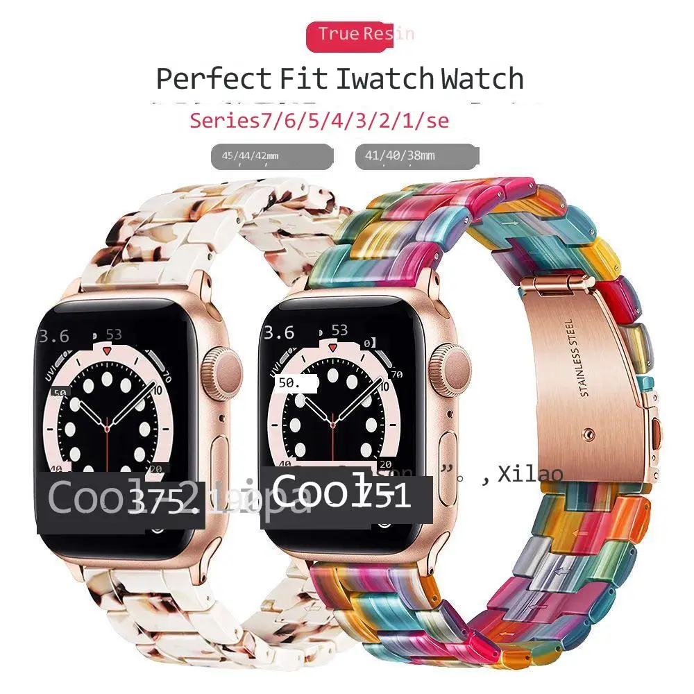 uhgbsd Girls Strap 30 Patterns To Choose From Resin Watch For Apple 345678/se Three Bead 38 40 41mm 45 49 44
uhgbsd Girls Strap 30 Patterns To Choose From Resin Watch For Apple 345678/se Three Bead 38 40 41mm 45 49 44