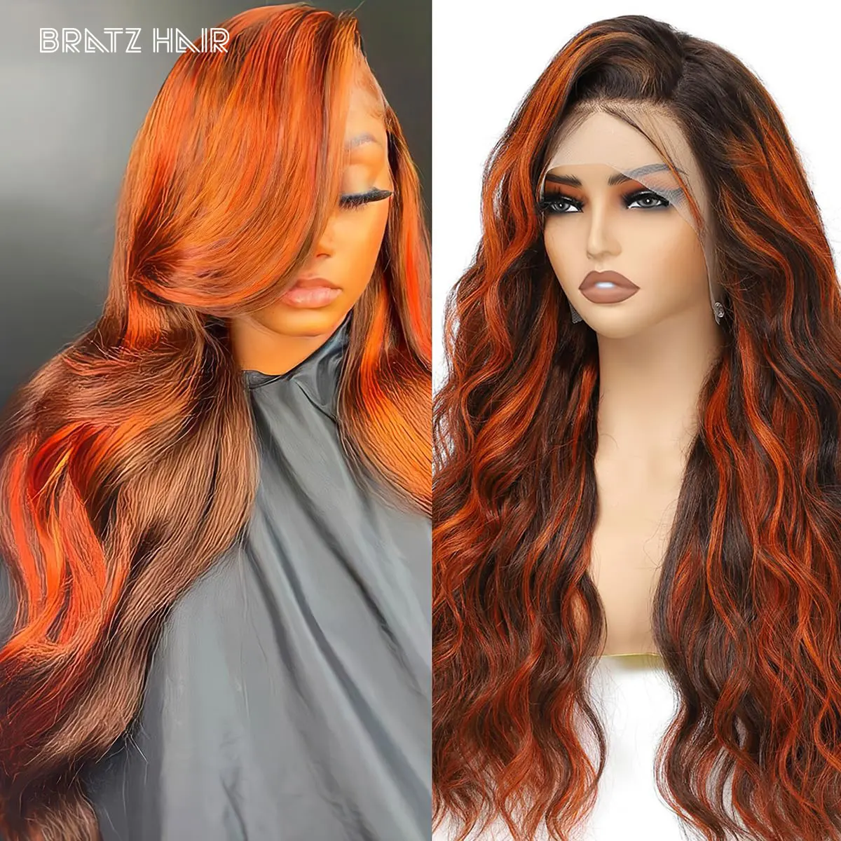 Highlight P4/350 13x4 HD Lace Frontal Wig Human Hair Pre Plucked Ginger Brown Highlights Body Wave 4x4 5x5 Closure Glueless Wigs
Highlight P4/350 13x4 HD Lace Frontal Wig Human Hair Pre Plucked Ginger Brown Highlights Body Wave 4x4 5x5 Closure Glueless Wigs