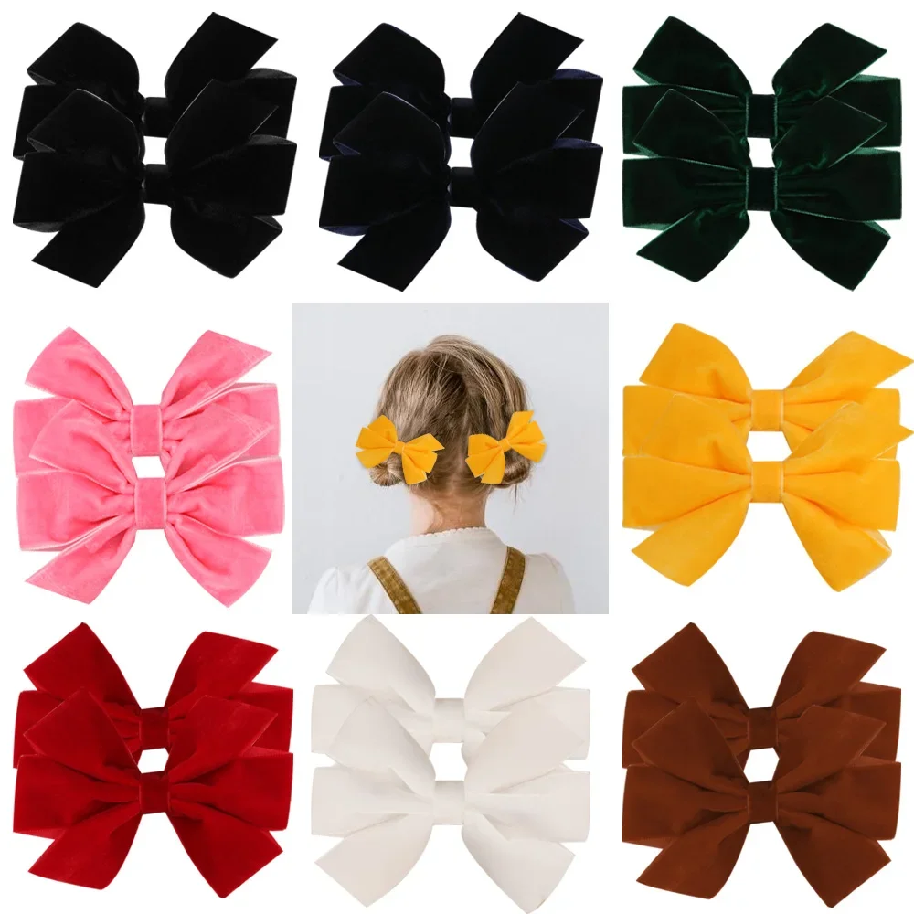 ncmama Flannel Bow Hair Clip Solid Color Hairbows Hairpins Headwear Autumn Winter Hair Accessories for Girls 10x6cm 11g 2pcs
ncmama Flannel Bow Hair Clip Solid Color Hairbows Hairpins Headwear Autumn Winter Hair Accessories for Girls 10x6cm 11g 2pcs
