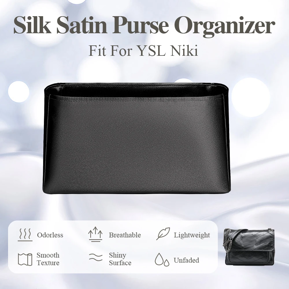 Silk Satin Purse Organizer Insert Fit for YSL Niki Handbag Makeup Inner Liner Bag Inside Storage Bag Inner Soft Organizer Bag
Silk Satin Purse Organizer Insert Fit for YSL Niki Handbag Makeup Inner Liner Bag Inside Storage Bag Inner Soft Organizer Bag