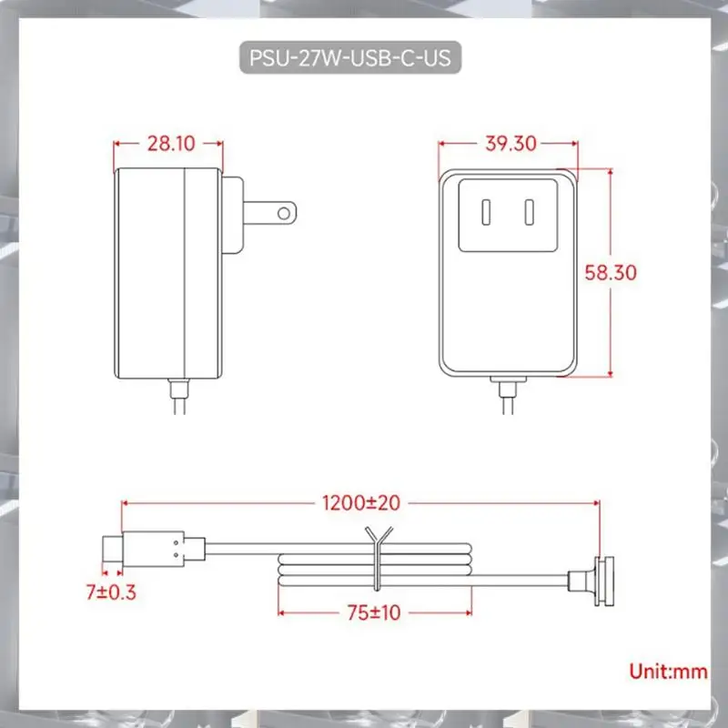 Лидер продаж-для Raspberry Pi Generation 5, 27 Вт, USB Type-C, PD, источник питания, интерфейс USB-C, многофункциональный источник питания с US Plu
Лидер продаж-для Raspberry Pi Generation 5, 27 Вт, USB Type-C, PD, источник питания, интерфейс USB-C, многофункциональный источник питания с US Plu