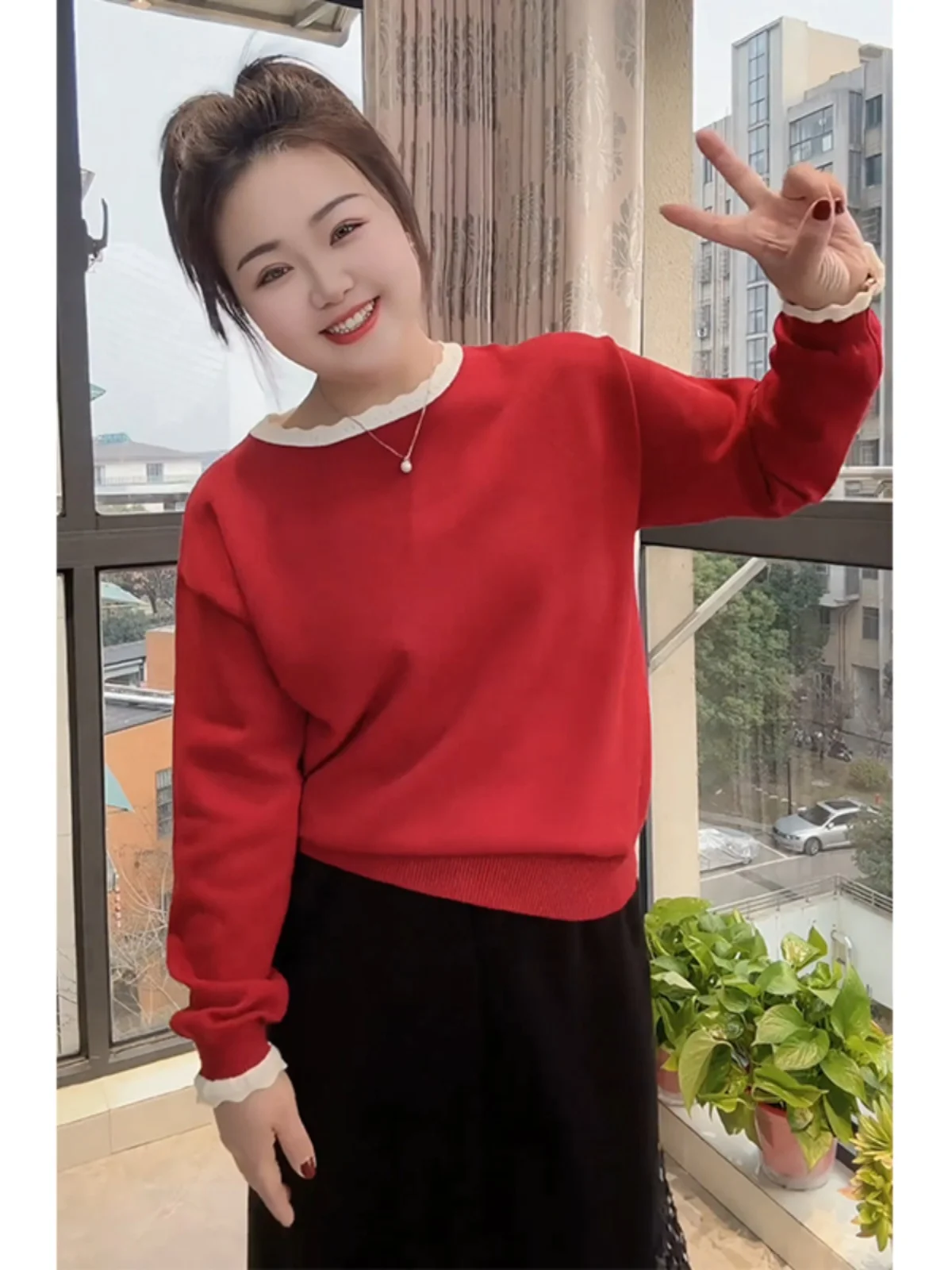 Artistic Loose Fit round Ne Splice Knitted Sweater for Women Spring Season Comfortable Long Sve Casual Sle Top
Artistic Loose Fit round Ne Splice Knitted Sweater for Women Spring Season Comfortable Long Sve Casual Sle Top
