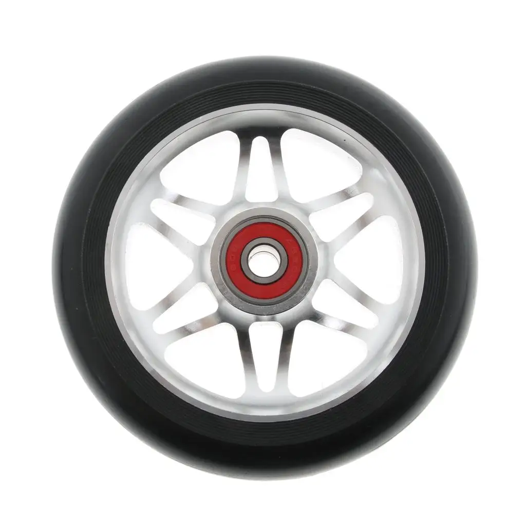 Scooter Wheel 110mm PU Durable Bearing Replacement Parts Accessory for Push Scooter and E Scooter
Scooter Wheel 110mm PU Durable Bearing Replacement Parts Accessory for Push Scooter and E Scooter