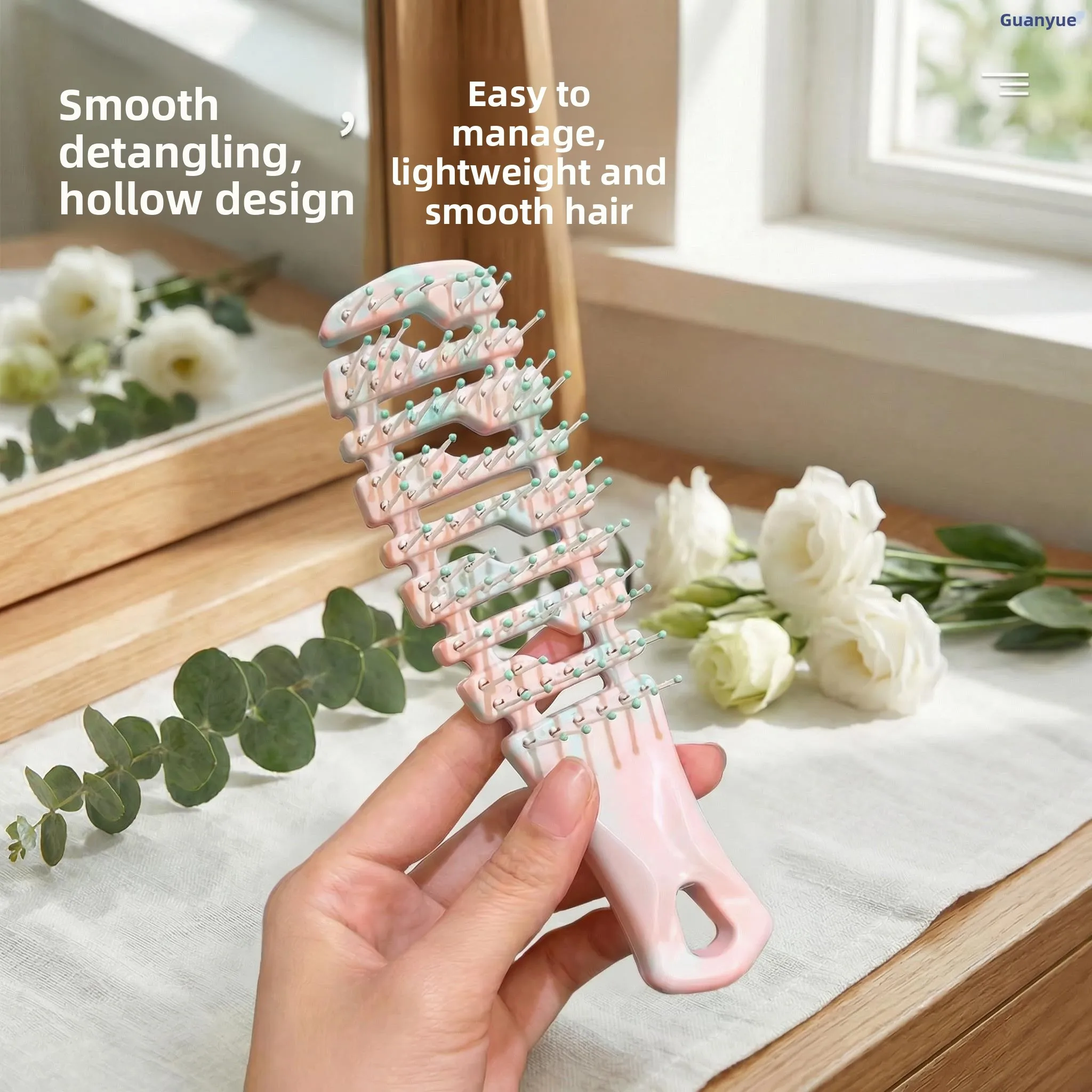 Portable Hair Comb Brush for Smooth Hair High Hairline Fluffy Hair Massage Comb Home Use Convenient Carry on Small Comb
Portable Hair Comb Brush for Smooth Hair High Hairline Fluffy Hair Massage Comb Home Use Convenient Carry on Small Comb