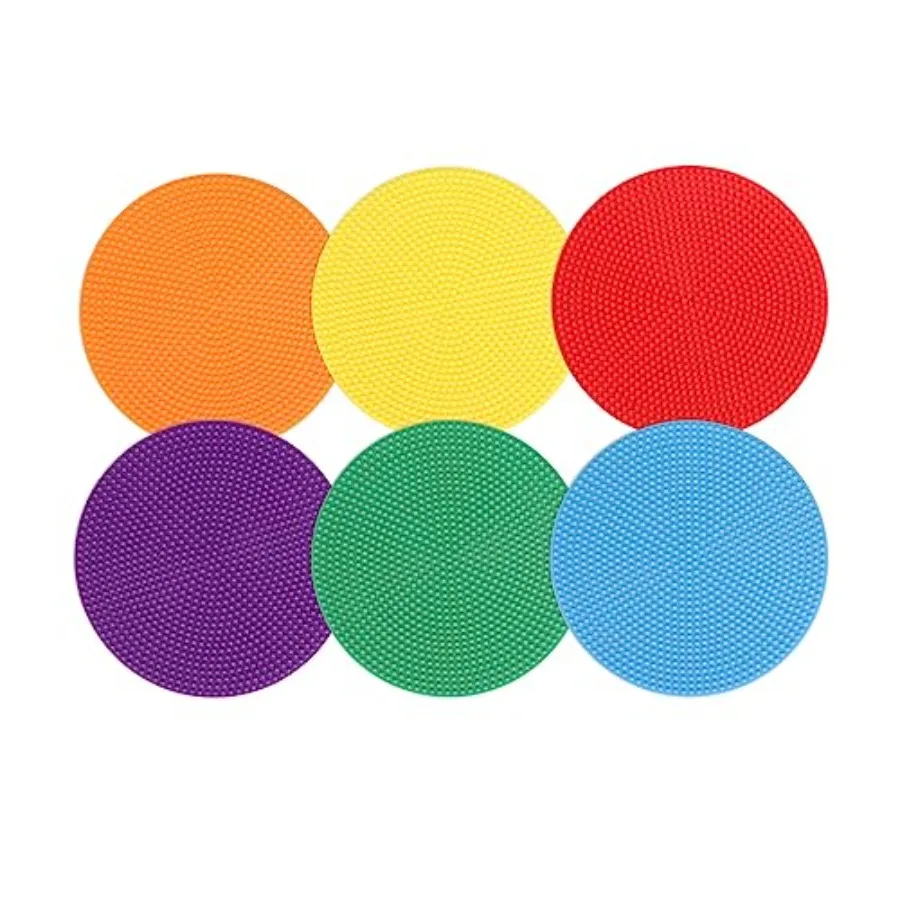 4inch and 9inch Poly Spot Markers for Agility Dot for Gym/PE Training, Dance, 6/12/24 Pcs Round Multiple Color and Size Rubber
4inch and 9inch Poly Spot Markers for Agility Dot for Gym/PE Training, Dance, 6/12/24 Pcs Round Multiple Color and Size Rubber