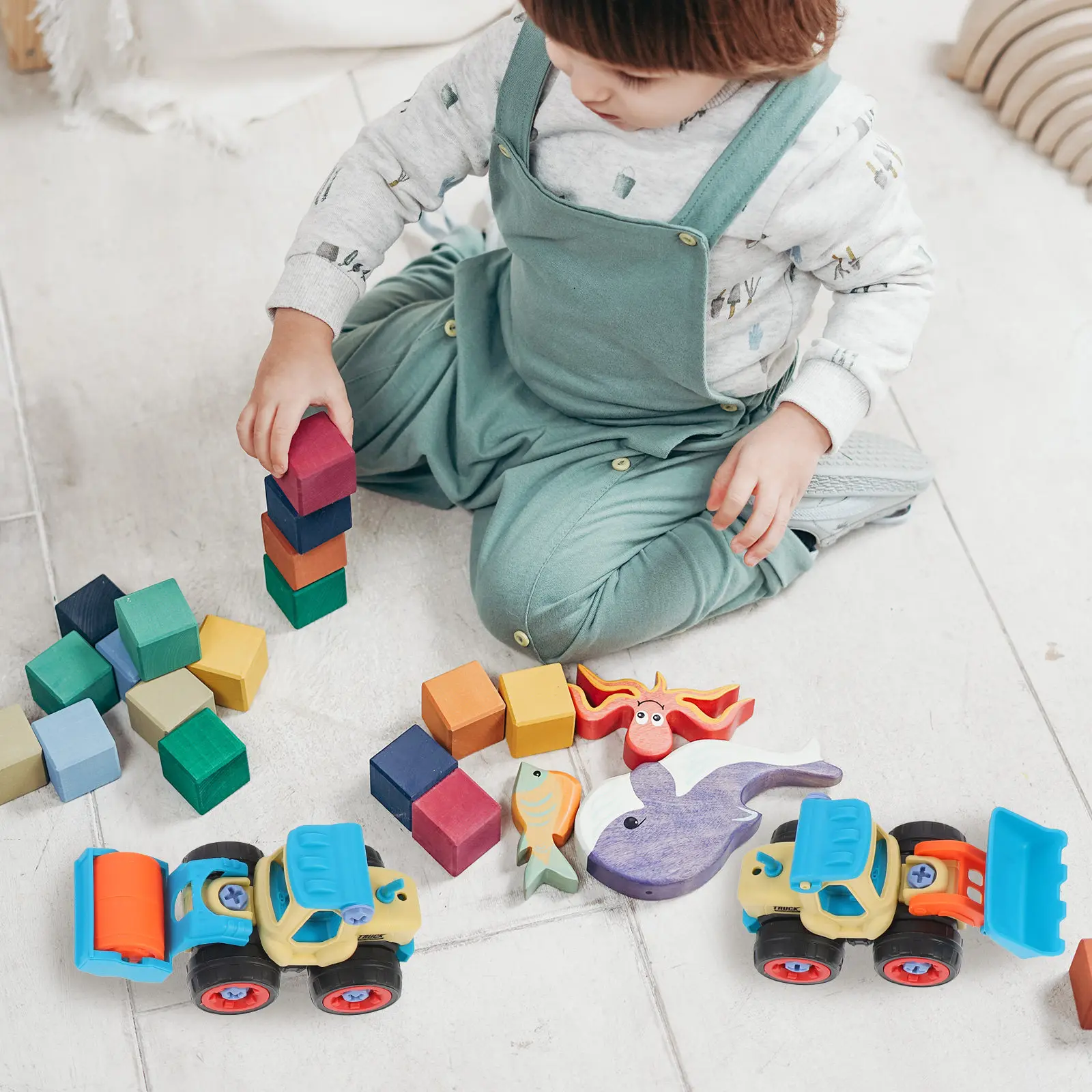 1Set Plastic Engineering Car DIY Nut Assemble Vehicle Educational Hands-on Training Construction Excavator Truck for Children
1Set Plastic Engineering Car DIY Nut Assemble Vehicle Educational Hands-on Training Construction Excavator Truck for Children