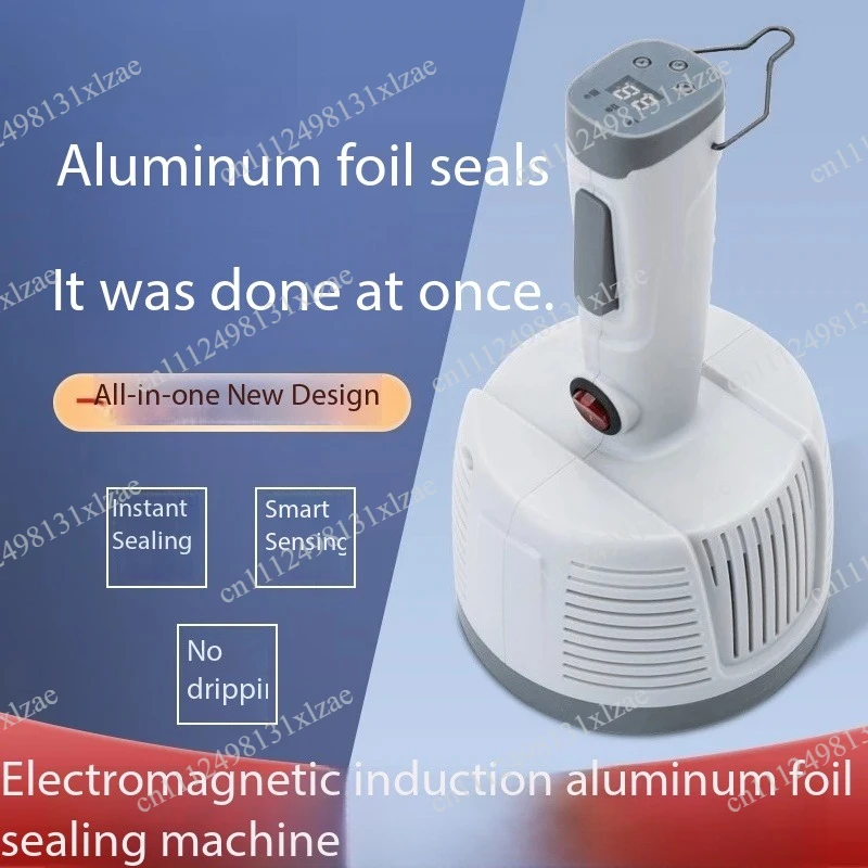 Electromagnetic Induction Handheld Sealing Machine, Portable Foil Lid Sealer for Honey Bottles, Cooking Oil Cans & Condiment
Electromagnetic Induction Handheld Sealing Machine, Portable Foil Lid Sealer for Honey Bottles, Cooking Oil Cans & Condiment