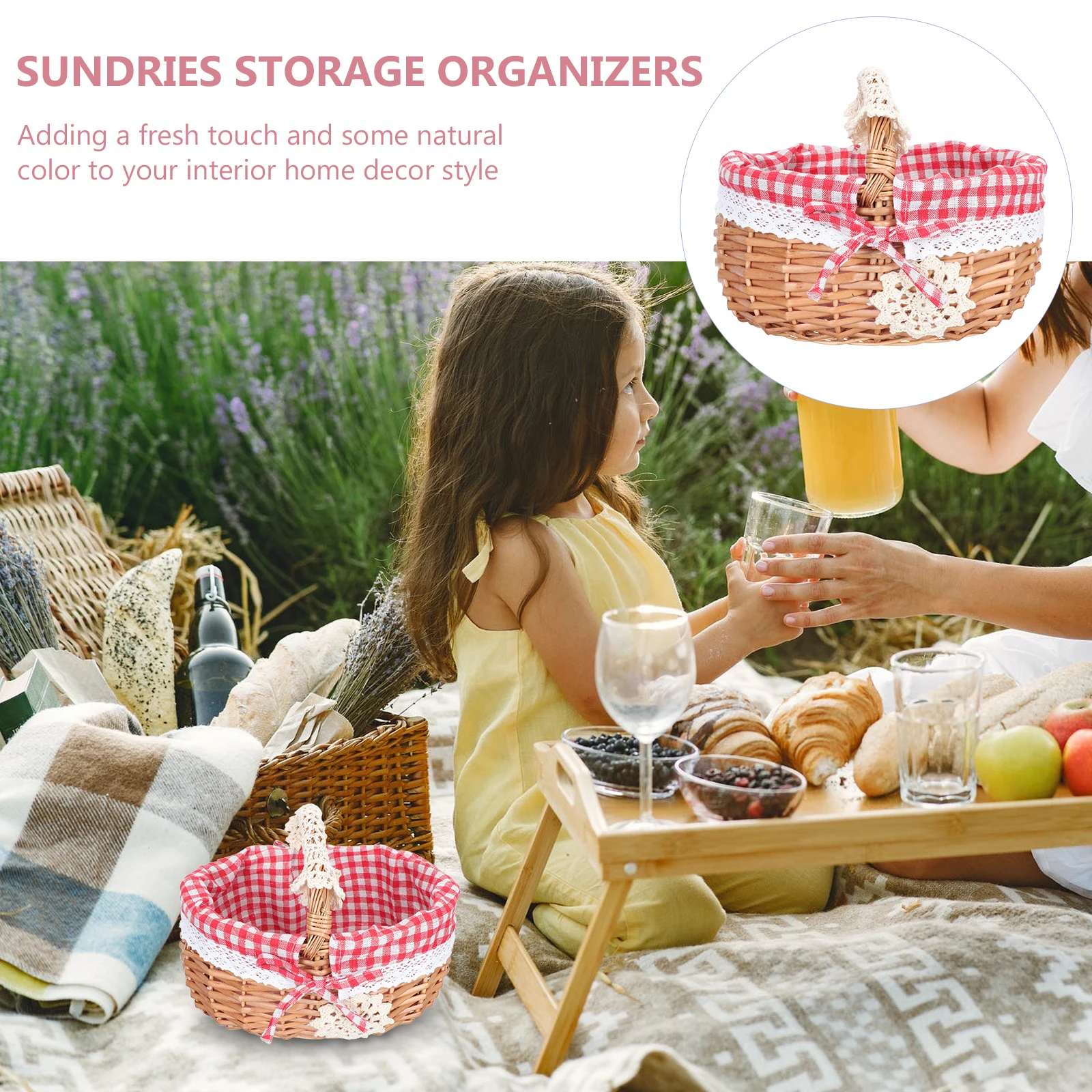 Rattan Storage Basket Household Fruit Snack Picnic Outdoor Multi Function Easy Clean Reusable Affordable Home Hotel Chic Desktop
Rattan Storage Basket Household Fruit Snack Picnic Outdoor Multi Function Easy Clean Reusable Affordable Home Hotel Chic Desktop