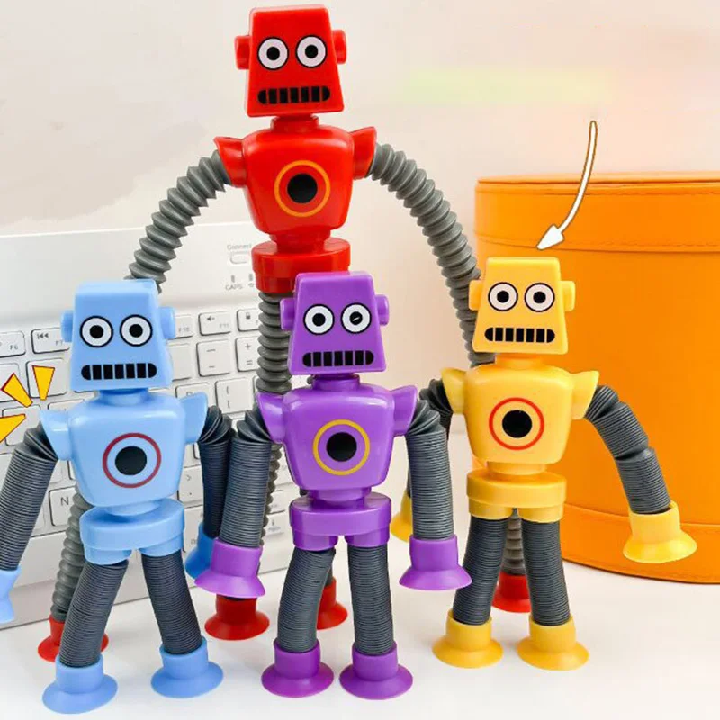 1/4/8/16PCS Suction Cup Robot Telescopic Toy Versatile Shape Stretch Tube Children's Cartoon Creative Puzzle Toy Party Favors
1/4/8/16PCS Suction Cup Robot Telescopic Toy Versatile Shape Stretch Tube Children's Cartoon Creative Puzzle Toy Party Favors