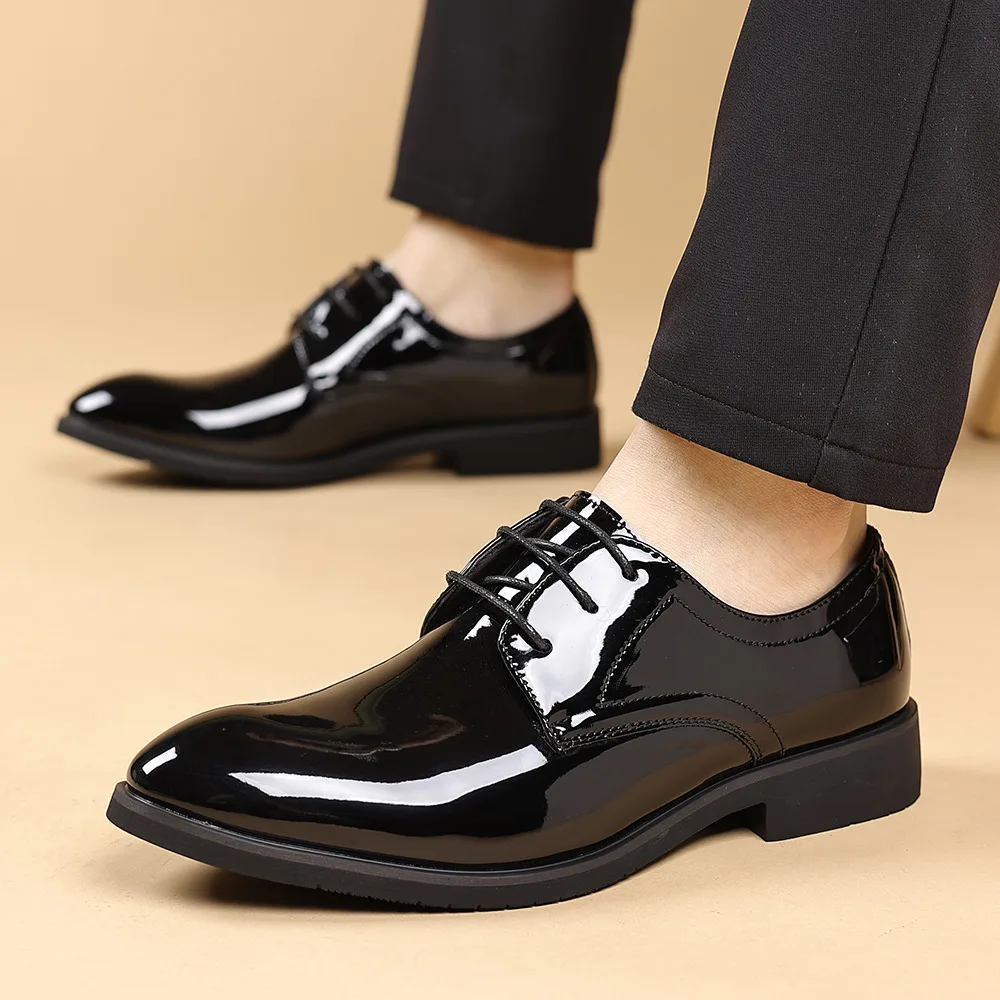 Men Shoes Lace Up Patent Leather Shoes Men Formal Mariage Wedding Dress Shoes Men Oxford Shoes For Men Zapatos Hombre Vestir
Men Shoes Lace Up Patent Leather Shoes Men Formal Mariage Wedding Dress Shoes Men Oxford Shoes For Men Zapatos Hombre Vestir