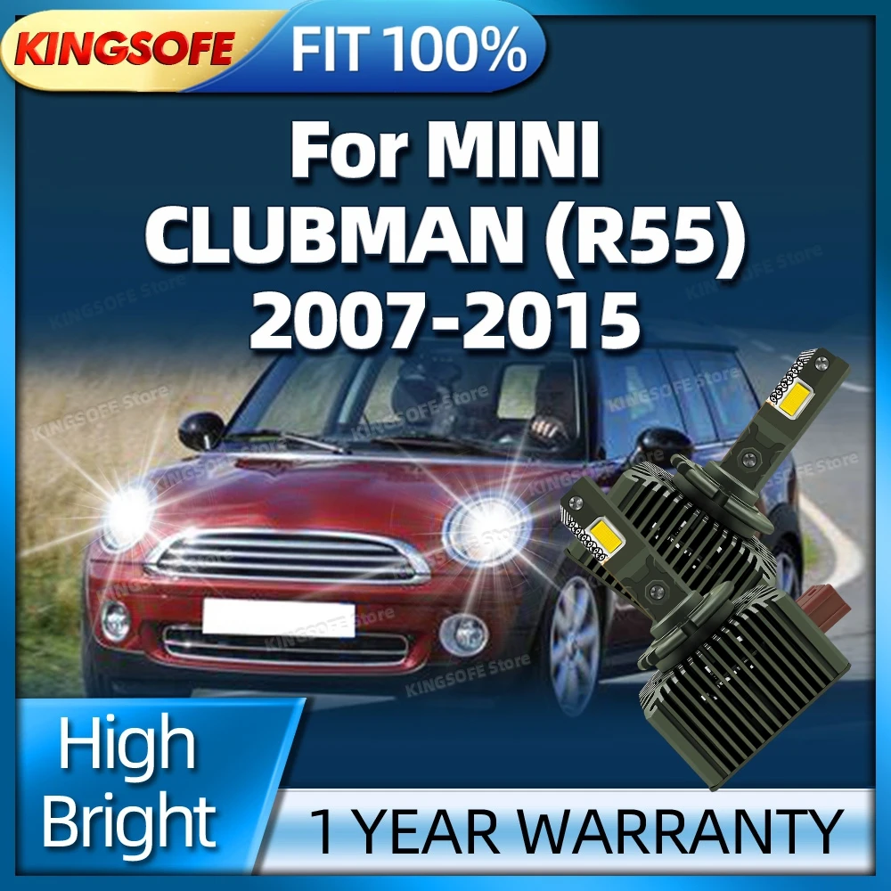 2Pcs LED Headlight Bulb D1S LED Canbus Lamps HID Upgrade Kits 6000K For MINI CLUBMAN R55 2007-2015 2010 2011 2012 2013 2014
2Pcs LED Headlight Bulb D1S LED Canbus Lamps HID Upgrade Kits 6000K For MINI CLUBMAN R55 2007-2015 2010 2011 2012 2013 2014